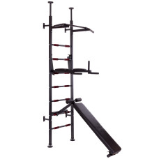 Шведская стенка с турником, скамьей для пресса и спины Sport Power Lux SP-Planeta L-4014 (СТП-lux) (металл, 217х66х40 см)