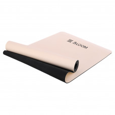 Килимок для фітнесу та йоги PU двошаровий BLOOM YOGA MAT LB7030 183x61x0,5см кольори в асортименті