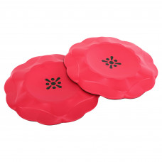 Подставка под колено и локоть для йоги 2штуки BLOOM YOGA PADS LB7032 (PU, р-р 19см x 1,5см, цвета в ассортименте)