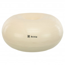 Фітбол м'яч для балансу Пончик сатин BLOOM LB7050 ø55см кольори в асортименті