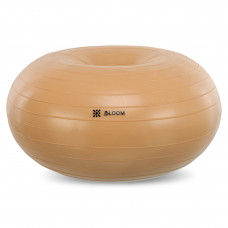 Фітбол м'яч для балансу Пончик сатин BLOOM LB7050 ø55см кольори в асортименті