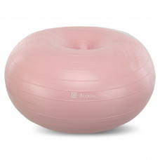 Фітбол м'яч для балансу Пончик сатин BLOOM LB7050 ø55см кольори в асортименті