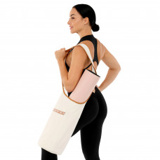 Сумка для йоги через плечо Yoga bag BLOOM LB7085 (длина 88см, полиэстер, хлопок, цвета в ассортименте)