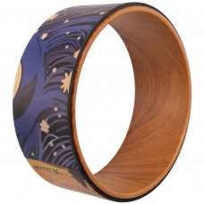 Колесо для йоги пробкове BLOOM Fit Wheel Yoga LB7125 коричневий