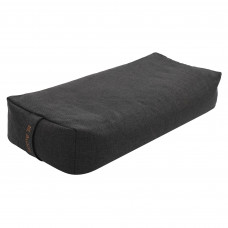 Подушка для медитации для йоги BLOOM LB7131 (лен, размер 71х29,5х13см, вес 5,4кг, черный)