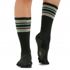 Гольфы для йоги и пилатеса с закрытыми пальцами нескользящие BLOOM YOGA SOCKS LB7150 (хлопок, р-р 36-41, цвета в ассортименте)