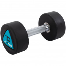 Гантели цельные профессиональные с полиуретановым покрытием 2штуки LiveUp LP8002-10 (2х10кг) (полиуретановое покрытие, цена за 2шт)уп. в 2 ящ