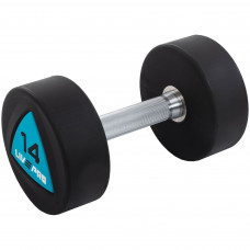 Гантели цельные профессиональные с полиуретановым покрытием 2штуки LiveUp LP8002-14 (2х14кг) (полиуретановое покрытие, цена за 2шт)уп. в 2 ящ