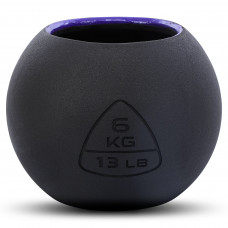 Гиря-дзвін чавунна пофарбована BALL BELL LiveUp LP8047-13LB вага 6кг чорний