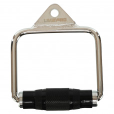 Рукоятка поодинока закрита ручка для блочного тренажера LiveUp LP8192D хром