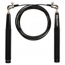 Скакалка швидкісна Кросфіт зі сталевим тросом LiveUp LP8283H 3м кольори в асортименті