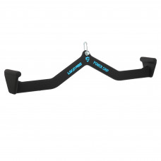 Рукоятка для тяги з широким хватом Wide Grip нековзне покриття LiveUp LP8328 85см чорний