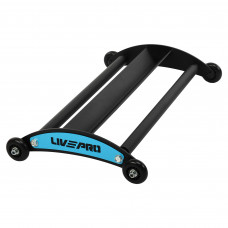 Роллер для ягодичных мышц Glute Ham Roller LiveUp LP8347 (металл, размер 66х40,5х10см, нагрузка до 150кг)