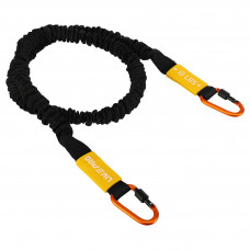 Еспандер трубчастий із карабіном у захисному рукаві RESISTANCE TUBE LiveUp LP8401-L навантаження високе