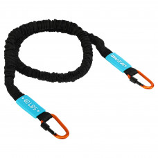 Еспандер трубчастий із карабіном у захисному рукаві RESISTANCE TUBE LiveUp LP8401-XL навантаження дуже високе