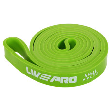 Гума петля для підтягування та тренувань стрічка силова LiveUp SUPER BAND LP8410-S 11-29кг зелений