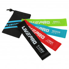 Набір резинок для вправ стрічки опору LOOP BANDS LiveUp LP8412 4шт кольори в асортименті