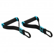 Ручки з карабінами для еспандерів резинок та тренажерів FIT HOOK HANDLES LiveUp LP8706 2шт чорний