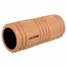 Роллер массажный цилиндр (ролик мфр) 33см Grid 3D Roller EVA LiveUp LP9007 (d-13см, цвета в ассортименте)