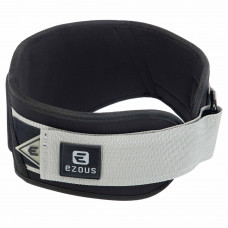 Пояс атлетичний текстильний EZOUS LIFTING BELT ARMOR O-03 спинка-17см розмір S-L чорний-сірий