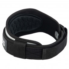 Пояс атлетичний текстильний EZOUS CARBON FIBER BELT WITH WAIST PAD O-08 спинка-16см розмір S-L чорний