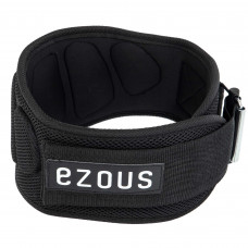 Пояс атлетичний текстильний EZOUS TRAINING BELT 2.0 O-09 спинка-17см розмір S-L чорний