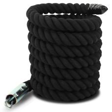 Канат для лазіння з бавовни з кріпленням SP-Planeta R-6224-7 7м чорний