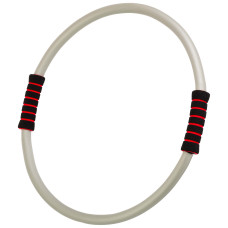 Кольцо для пилатеса изотоническое разъемное PRO-SUPRA PILATES RING R-880 (металл, неопрен, EVA, d-55см, серый)