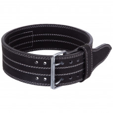 Пояс для пауерліфтингу шкіряний Zelart SB-165150 спинка-10см розмір-XS-XXL чорний