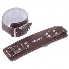Манжети для тяги на руки та ноги 2 штуки Zelart SB-165195 2шт коричневий