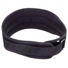 Пояс атлетичний текстильний Zelart SB-165447 спинка-14см розмір XS-XXL чорний