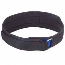 Пояс атлетичний посилений регульований Zelart SB-165521 спинка-10см розмір XS-XXL синій