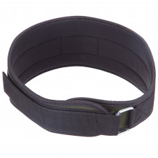 Пояс атлетичний текстильний Zelart SB-165537 спинка-13см спинка-13см розмір-XS-XXL чорний-оливковий