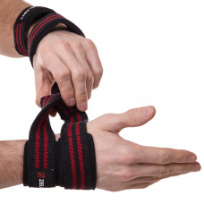 Лямки для тяги (2шт) Zelart SB-167050 (полиэстер, длина-38см, ширина-5см, цвета в ассортименте)