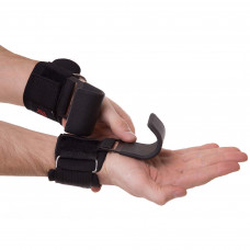 Гаки для підтягування і тяги на зап'ястя Zelart SB-167059 2шт чорний