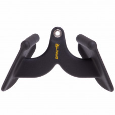 Рукоятка для тяги з вузьким хватом V-Bar нековзне покриття LINUO FITNESS SC-3704-31 31см чорний