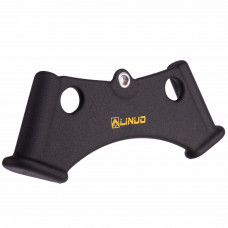 Рукоятка для тяги з вузьким хватом Triceps Grip нековзне покриття LINUO FITNESS SC-3706-40 чорний