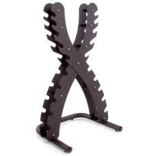 Стойка вертикальная для гантелей на 10 пар SP-Sport SC-80061 (металл, размер 90x53x130см, черный)