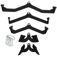 Набір рукояток для блочних тренажерів 5 штук SP-Sport SC-80255 чорний