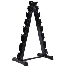 Стойка вертикальная для гантелей на 7 пар Zelart SC-8031B (металл, размер 60x50x115см, черный)