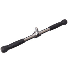 Рукоятка для тяги горизонтальна ручка для блочного тренажера HIGHQ SPORT SC-8083 хром