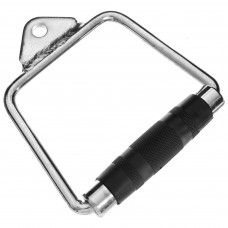 Рукоятка одиночна закрита ручка для блочного тренажера HIGHQ SPORT SC-8095 хром