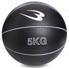 Медбол мяч медицинский Medicine Ball Record SC-8407-5 5кг (верх-резина, наполнитель-песок, d-21см,цвета в ассортименте)