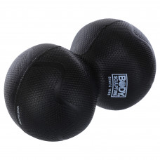 Мяч массажный двойной для МФР и самомассажа Duoball ø6,5см BODY SCULPTURE SXBB-0122-B (EVA, размер 12х6,5см, черный)
