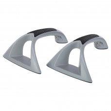 Упори для віджимань 2штуки BODY SCULPTURE SXBB-634-B PUSH-UP BAR чорний-сірий