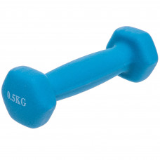 Гантель для фитнеса неопреновая 1штука SP-Planeta TA-0001-0_5 (1x0,5кг) (цена за 1шт, цвета в ассортименте)