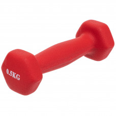 Гантель для фітнесу неопреновий SP-Planeta TA-0001-0_5 1шт 0,5кг кольори в асортименті