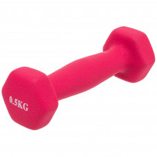 Гантель для фітнесу неопреновий SP-Planeta TA-0001-0_5 1шт 0,5кг кольори в асортименті