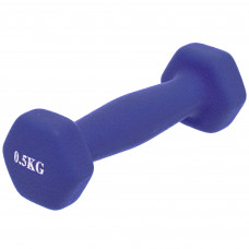 Гантель для фітнесу неопреновий SP-Planeta TA-0001-0_5 1шт 0,5кг кольори в асортименті
