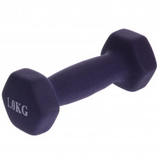 Гантель для фитнеса неопреновая 1штука SP-Planeta TA-0001-1 (1x1кг) (цена за 1шт, цвета в ассортименте)